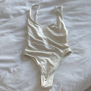 SKIMS Ivory One-Piece Swimsuit